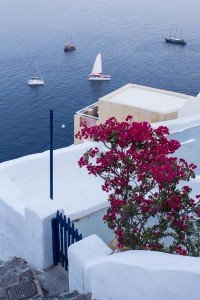 Blue and white bliss in Santorini
