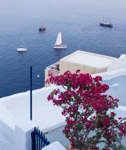 Blue and white bliss in Santorini