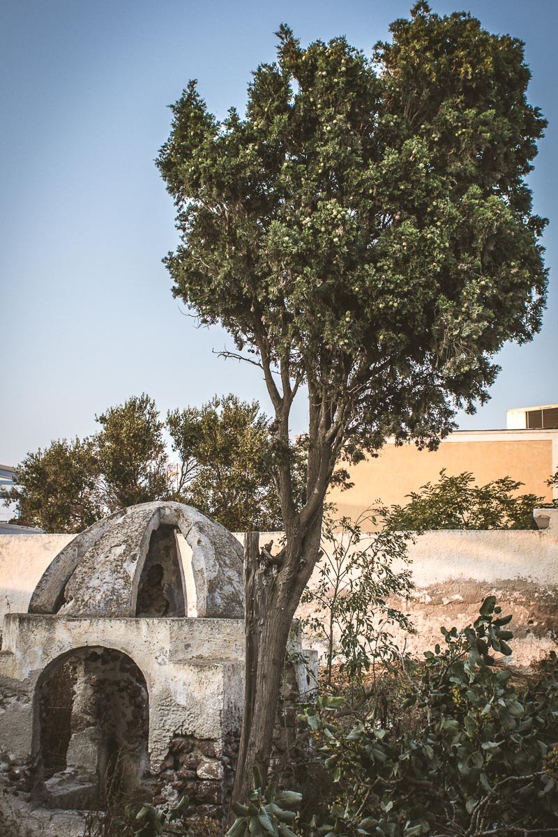 Ruins in Oia Santorini
