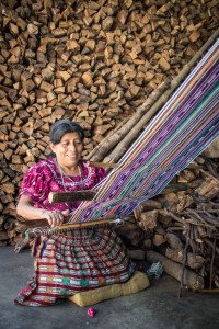 Mayan weaver on Lake Atitlan