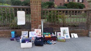 Free pile after my stoop sale