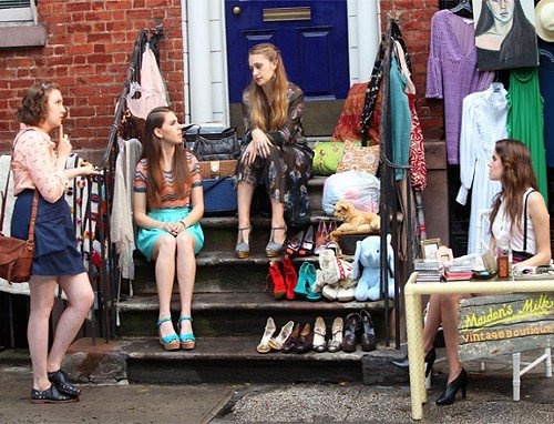 Stoop Sale on "Girls" in Brooklyn