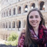 Ashley Boggs at the Colosseum on her Rome Trip
