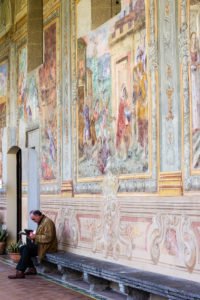 Frescos in a Monastery in Naples, Italy