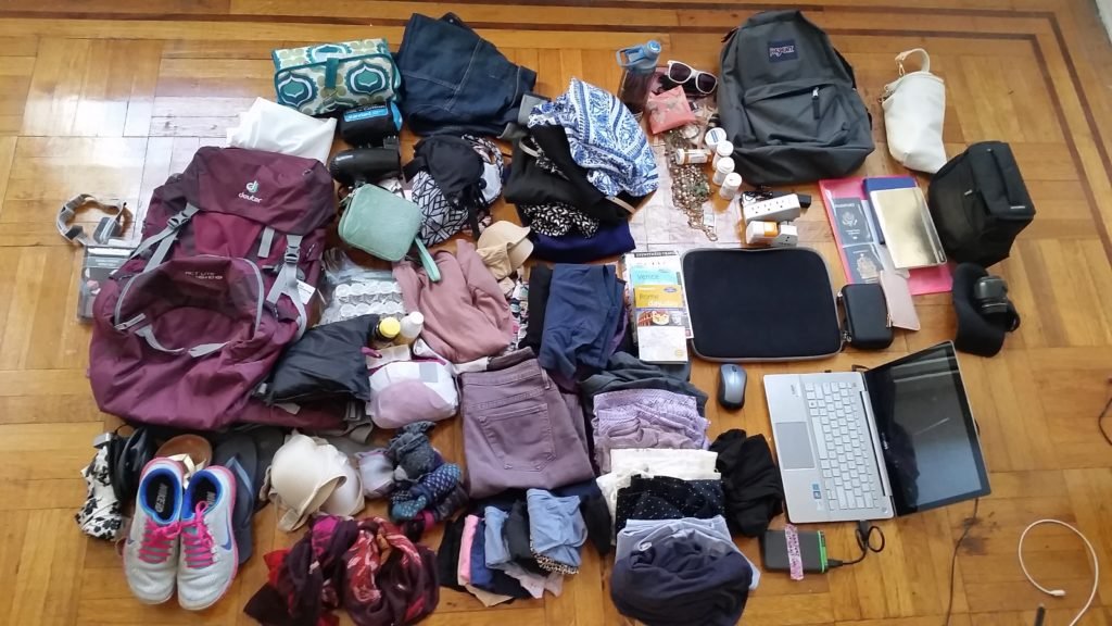 First time packing my backpack