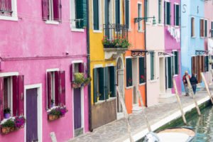 Island of Burano outside of Venice