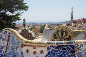 Colorful Gaudi in Barcelona