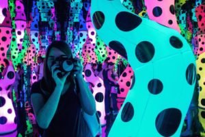 Kusama exhibit at the Museum of Fine Arts in Houston