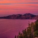 Crater Lake Sunset