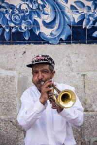 Musician in Porto, Portugal