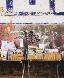 Book Stalls in Naples, Italy