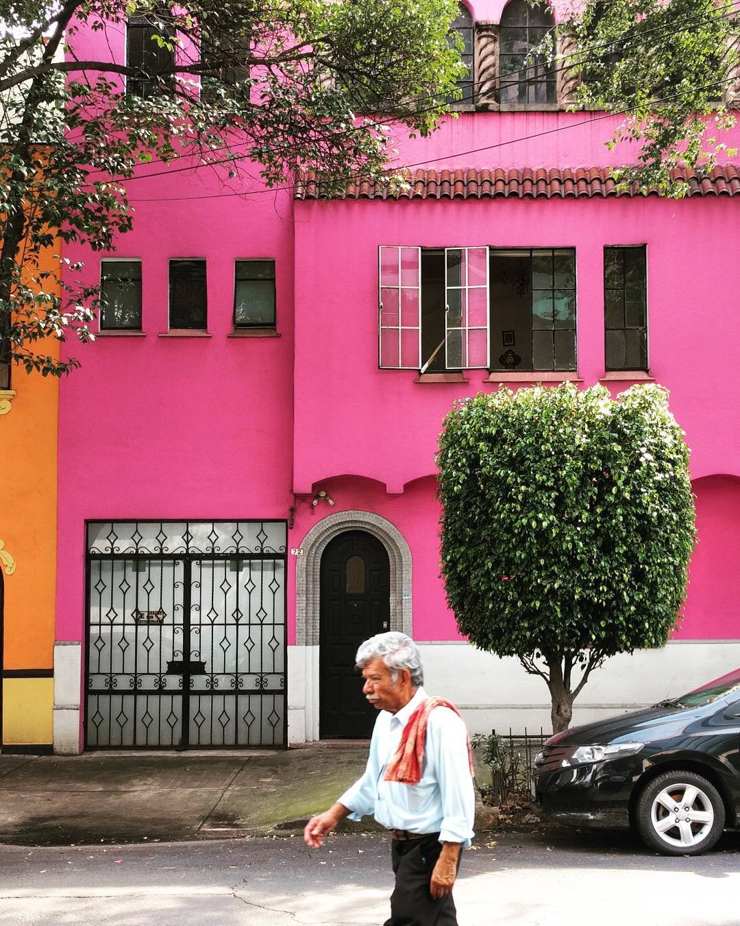 Pink House in Mexico City
