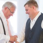 Uncle Reid and Greg getting ready