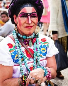 Drag Queen Frida in San Cristobal, Mexico