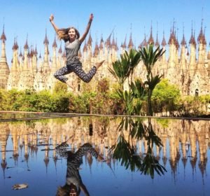 Ashley Boggs at Kakku, Myanmar