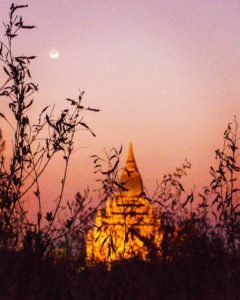 Sunset in Bagan, Myanmar