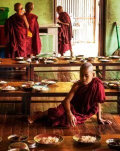 A Young Monk in Myanmar