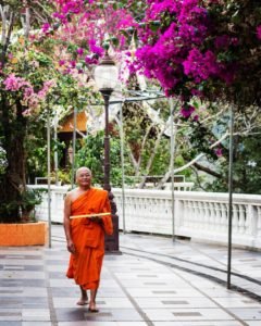 Monk in Yangon, Myanmar