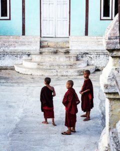 Monks in Myanmar