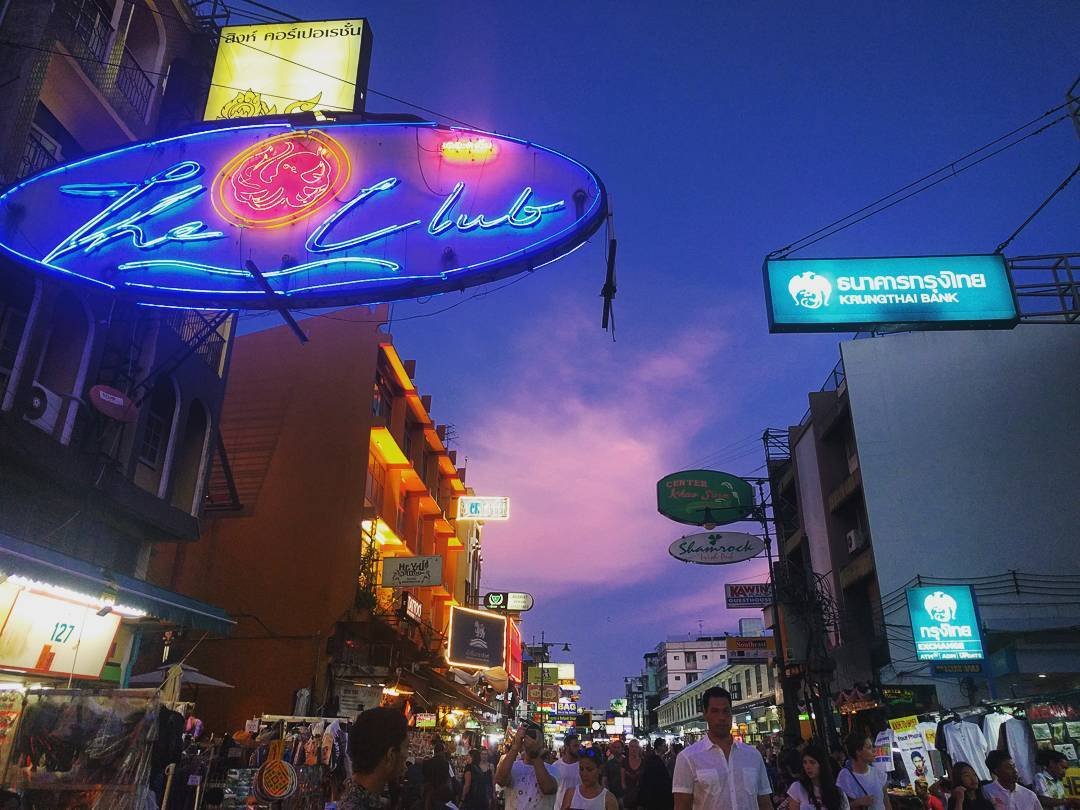 Khao San Road in Bangkok, Thailand