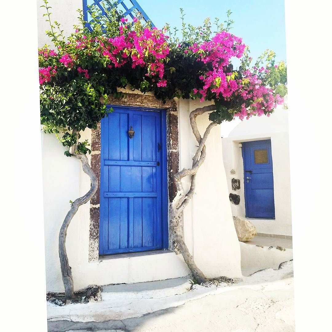 My favorite blue door in Santorini