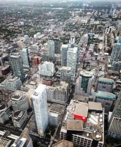 Toronto Sky Line from the CN Tower